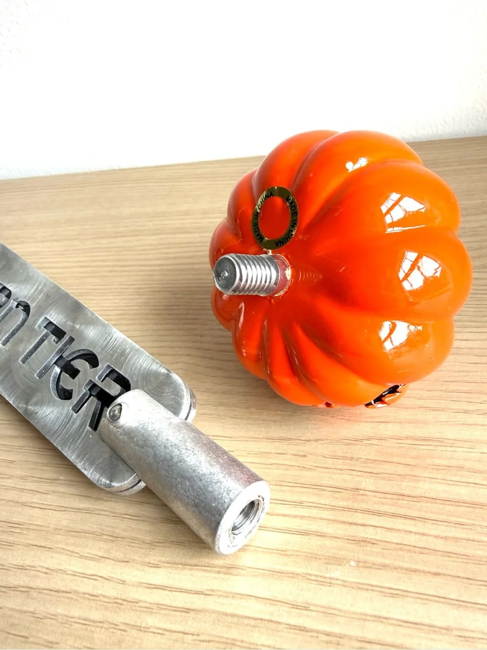Southern Tier Pumking Metal Two Piece Craft Beer Bar Tap Handle Set Breweriana